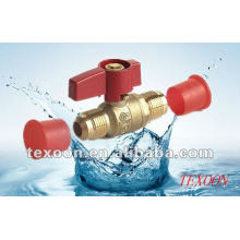 Standard port brass gas ball valves with flare ends Approved by CSA and UL